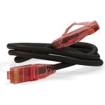 Патч-корд Hyperline PC-LPM-UTP-RJ45-RJ45-C5e-0.3M-LSZH-BK U/UTP, Cat.5е 229930 (артикул 19591566) – фото 1