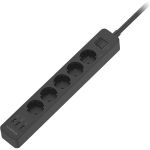 Сетевой фильтр Harper удлинитель UCH-510 Black H00003208 (артикул 21740872) – фото 1