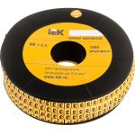 Маркировочное кольцо IEK 1-2.5мм, 3, МК, 1000шт/ролл UMK10-3 (артикул 15165192) – фото 1
