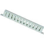 Кабельный органайзер Cabeus 1U с крышкой, металлический, JB07-1U-GY (артикул 17196997) – фото 1