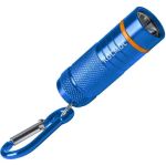 Фонарь брелок КОСМОС 1Вт LED/4xLR44 входят в комплект/корпус анодированный алюминий/карабин, KOC205B (артикул 23399031) – фото 1