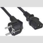 Кабель питания компьютера Cabeus (Schuko+C13) (3x0.75), 5 м PC-186-VDE-5M (артикул 19614978) – фото 1
