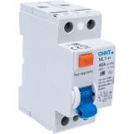 Устройство защитного отключения CHINT NL1-63 6kA 2P 40A 30mA тип AC 200213 (артикул 17520540) – фото 1