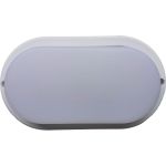Накладной светильник Ecola LED ДПП Овал IP65 матовый белый 12W 220V 4200K 160x90x45 DPLV12ELC (артикул 16949671) – фото 1
