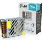 Блок питания Gauss Basic 12V 40W IP20 1/120 BT502 (артикул 21529462) – фото 1