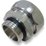 Муфта для гофрированных труб WEYER US-M20/AD21 - коннектор прямой, нар. M20x1.5 WE8800500 (артикул 23561151) – фото 1