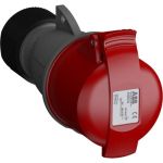 Кабельная розетка ABB Easy&Safe 432EC6, 32А, 3P+N+E, IP44, 6ч 2CMA102051R1000 (артикул 16024136) – фото 1