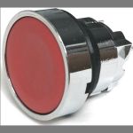 Головка Briswik плоская стальная возврат 22мм КМЕ 46С красный IP65 ZB4BA4.BR (артикул 19644780) – фото 1