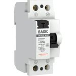 Устройство защитного отключения EKF, УЗО 2P 32А/30мА Basic elcb-2-32-30e-sim (артикул 16364586) – фото 1