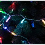 Светодиодная гирлянда NEON-NIGHT Нить 10м 100 LED, на белом проводе, RGB, без комплекта подключения 245-409 (артикул 15988426) – фото 1