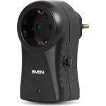 Фильтр SVEN SF-S1 (1 розетка, 16А, термопредохранитель), черный SV-014773 (артикул 25955105) – фото 1