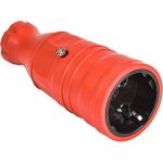 Переносная розетка IEK Omega рбп14-1-0м ip20, красная OM-KR20-16-20-P1-00-K04 (артикул 24573117) – фото 1