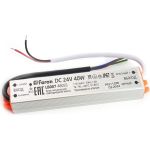 Электронный трансформатор для светодиодной ленты FERON 40W 24V (драйвер), LB007, 48055 (артикул 21713470) – фото 1