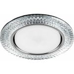 Встраиваемый светильник для натяжных потолков с белой LED подсветкой Feron CD4033 GX53, прозрачный, хром, 32997 (артикул 16041187) – фото 1