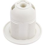 Патрон General Lighting Systems GLH-E27-HRP-H-W-R термопластик, Е27 подвесной, с кольцом белый 474013 (артикул 21533830) – фото 1