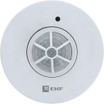 ИК датчик движения EKF потолочный 1200Вт 360гр. до 6м IP20 MS-28A PROxima SQdd-ms-28A (артикул 16135942) – фото 1