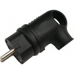 Разборная вилка General Lighting Systems GRV-P-16-СE-G-B-IP44 16А угловая, с заземлением, черная IP44 Рас. 470519 (артикул 21533788) – фото 1