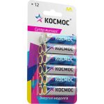 Алкалиновые элементы питания КОСМОС LR6 12 шт. на блистере, KOCLR6BL12 (артикул 23916537) – фото 1