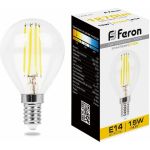 Светодиодная лампа FERON LB-515 Шарик E14 15W 2700K 38249 (артикул 24346035) – фото 1