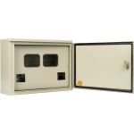 Щит учета МЭК ЭЛЕКТРИКА ЩУ-1/2-С 310х420х120 IР65 под два счетчика с креплением на столб MEC23302 (артикул 18761856) – фото 1
