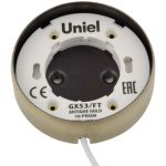 Накладной светильник Uniel GX53/FT ANTIQUE GOLD 10 PROM UL-00003738 (артикул 23275143) – фото 1