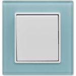 Одноклавишный выключатель Vesta Electric Exclusive Blue FVK050103SIN (артикул 23300175) – фото 1