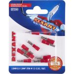 Плоская изолированная клемма REXANT РПи-м 1.5-(2.8) гнездо 3,8 мм 0.5-1.5 мм2 красная, 10 шт 06-0385-A (артикул 21030202) – фото 1