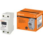 Реле напряжения TDM АЗМ LED-63А-220В SQ1504-0020 (артикул 20825487) – фото 1