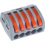 Универсальная монтажная клемма General Lighting Systems GTER3-05 5-проводная 800483 (артикул 16165392) – фото 1