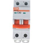 Автоматический выключатель TDM ВА47-60 2Р 40А 6кА характеристика С SQ0223-0097 (артикул 20751009) – фото 1