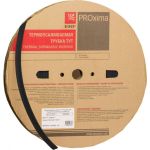 Термоусаживаемая трубка EKF PROxima ТУТ нг, 5/2.5, черная, рулон tut-5-b (артикул 16501628) – фото 1