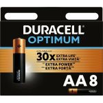 Батарейки Duracell Optimum щелочные, размера АА, 8 шт., Б0056024 (артикул 20772471) – фото 1