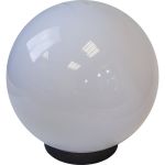 Садово-парковый светильник ЭРА НТУ 0160201 шар, белый, D=200mm, Е27, 6/90 Б0048735 (артикул 16452754) – фото 1