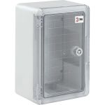 Щит ЭРА ЩМП-П 400х300х220, прозрачная дверь УХЛ1 IP65 IK10, пластиковый Б0052355 (артикул 19467942) – фото 1