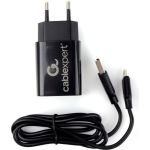 Адаптер питания Cablexpert USB 2 порта, 2.4A, черный + кабель 1м lightning MP3A-PC-36 (артикул 19968376) – фото 1