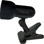 Настольный светильник Ultraflash UF-381 C02 черный с прищепкой 230В, 40Вт, E27, ЛОН 14506 (артикул 20226676) – фото 1