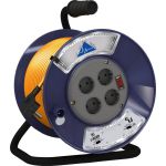 Удлинитель Партнер-Электро PowerLine 4 гн. с/з с выкл. ПВС 3х1 16A 40м UK205C-440DB (артикул 15908736) – фото 1