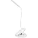 Настольная LED-лампа URM на прищепке с 3 режимами яркости, USB-зарядка, белый D01283 (артикул 23228882) – фото 1