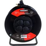 Силовой удлинитель Gigant на металлической катушке КГ 3x2,5 50 м 80080 (артикул 23824995) – фото 1