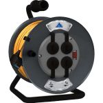 Удлинитель Партнер-Электро ProfiLine 4гн. с/з с выкл. ПВС 3х1 ГОСТ 10A 40м IP 44 UP215C-440GR (артикул 15908749) – фото 1