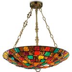 Люстра ODEON LIGHT, стекло E27 5*60W VELUTE 2094/5C (артикул 17677080) – фото 1