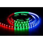 Светодиодная лента OGM 12В, 14,4Вт/м, smd5050, 60д/м, ip20, подложка 10мм, 5м, rgb. / LSE-271 (артикул 24614163) – фото 1
