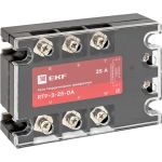 Твердотельное трехфазное реле EKF RTP-25-DA PROxima rtp-3-25-da (артикул 23095035) – фото 1