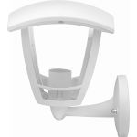 Садово-парковый светильник Camelion PP5201 С01 НБУ 07-60-001 У1 Дели белый, 4-гранный, пластик, 230В, 60Вт 14571 (артикул 20226634) – фото 1