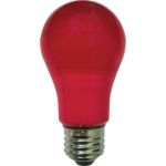 Светодиодная лампа Ecola classic LED color 8,0W A55 220V E27 Red Красная 360 композит 108x55 K7CR80ELY (артикул 22442109) – фото 1
