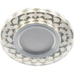 Встраиваемый светильник Elektrostandard 2247 MR16 SL/WH зеркальный, белый a047760 (артикул 16457081) – фото 1