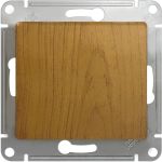 1-клавишный выключатель Schneider Electric GLOSSA 10АХ, ДЕРЕВО ДУБ GSL000511 (артикул 16314060) – фото 1