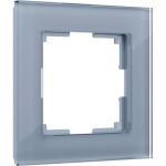 Рамка WERKEL, W0011115 на 1 пост Favorit серый, стекло a050965 (артикул 15777466) – фото 1