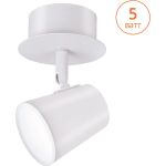 Накладной светильник Luminarte SPOT03-CLL5W-WH (артикул 15935263) – фото 1