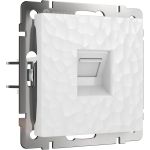 Розетка Ethernet WERKEL W1281001 RJ-45 hammer белый a052015 (артикул 16603238) – фото 1